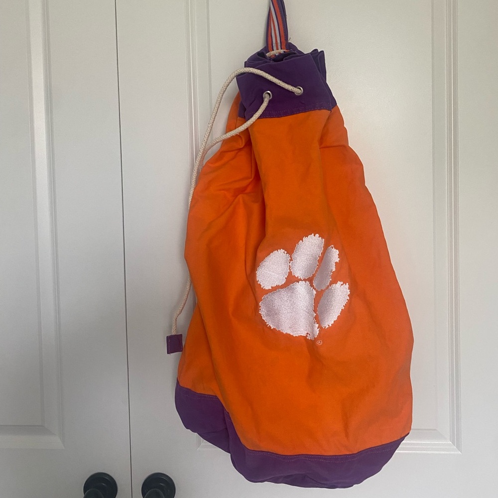 Clemson Large Canvas‎ Laundry Bag